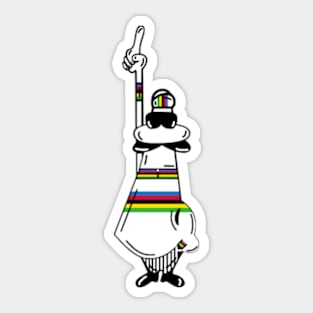 Bialetti Rainbow Jersey Sticker